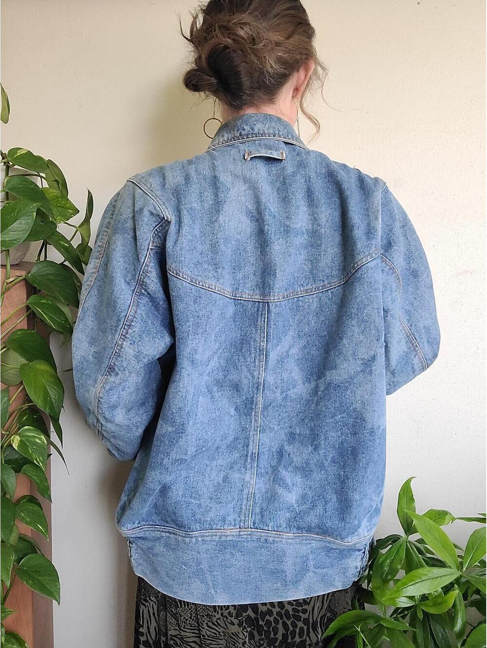 The Kimmy Vintage 80s Jean Jacket L - Picture 5 of 9